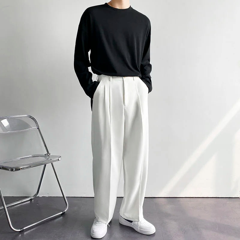 MINIMALIST | Men's Wide Leg Suit Pants