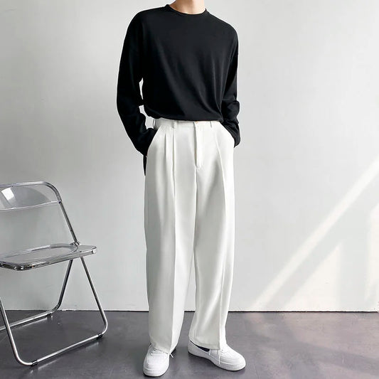 MINIMALIST | Men's Wide Leg Suit Pants