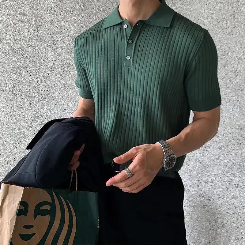 MINIMALIST | Lined Polo Shirt