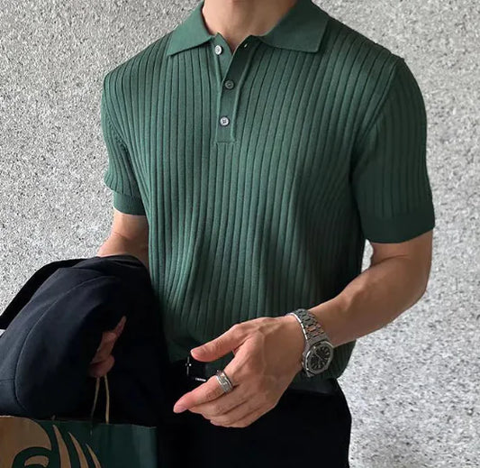 MINIMALIST | Lined Polo Shirt