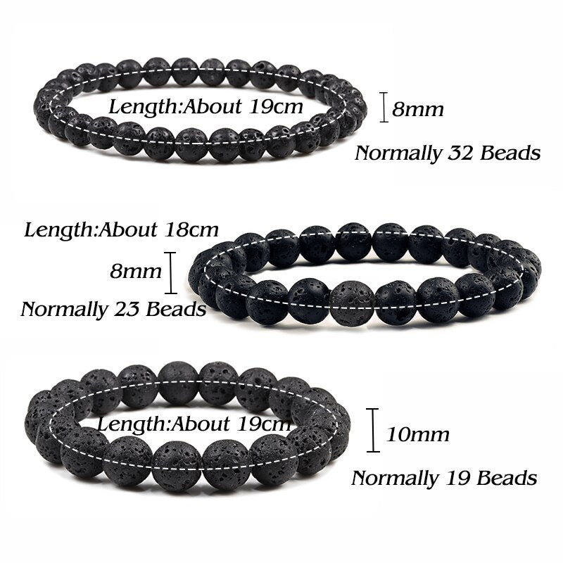 MINIMALIST | Volcanic Stone Bracelet