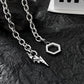 MINIMALIST | Lightning Hexagon Pendant Chain