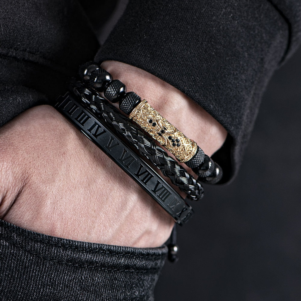 MINIMALIST | Stainless Steel Roman Bracelets