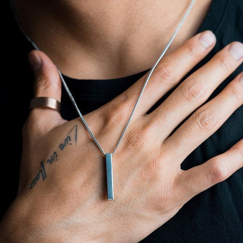 MINIMALIST | Rectangle Pendant Chain