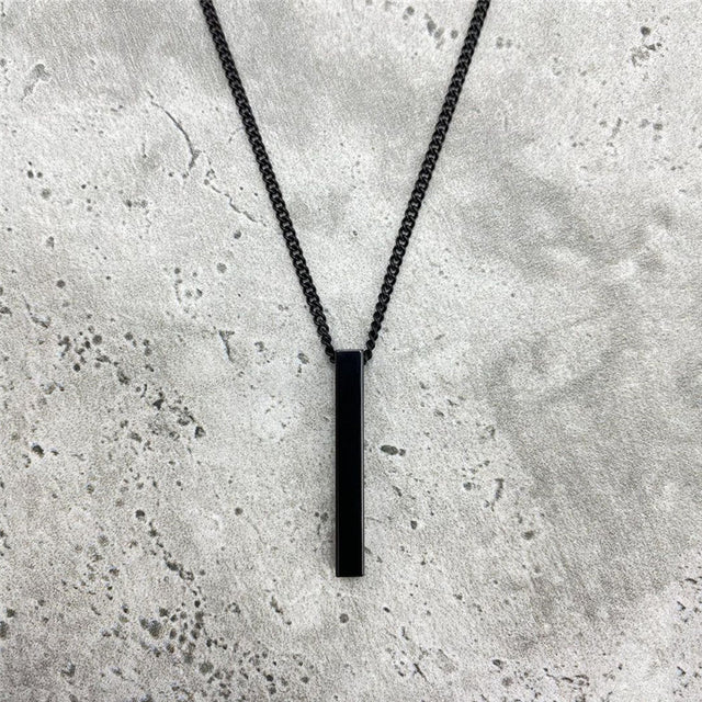 MINIMALIST | Rectangle Pendant Chain