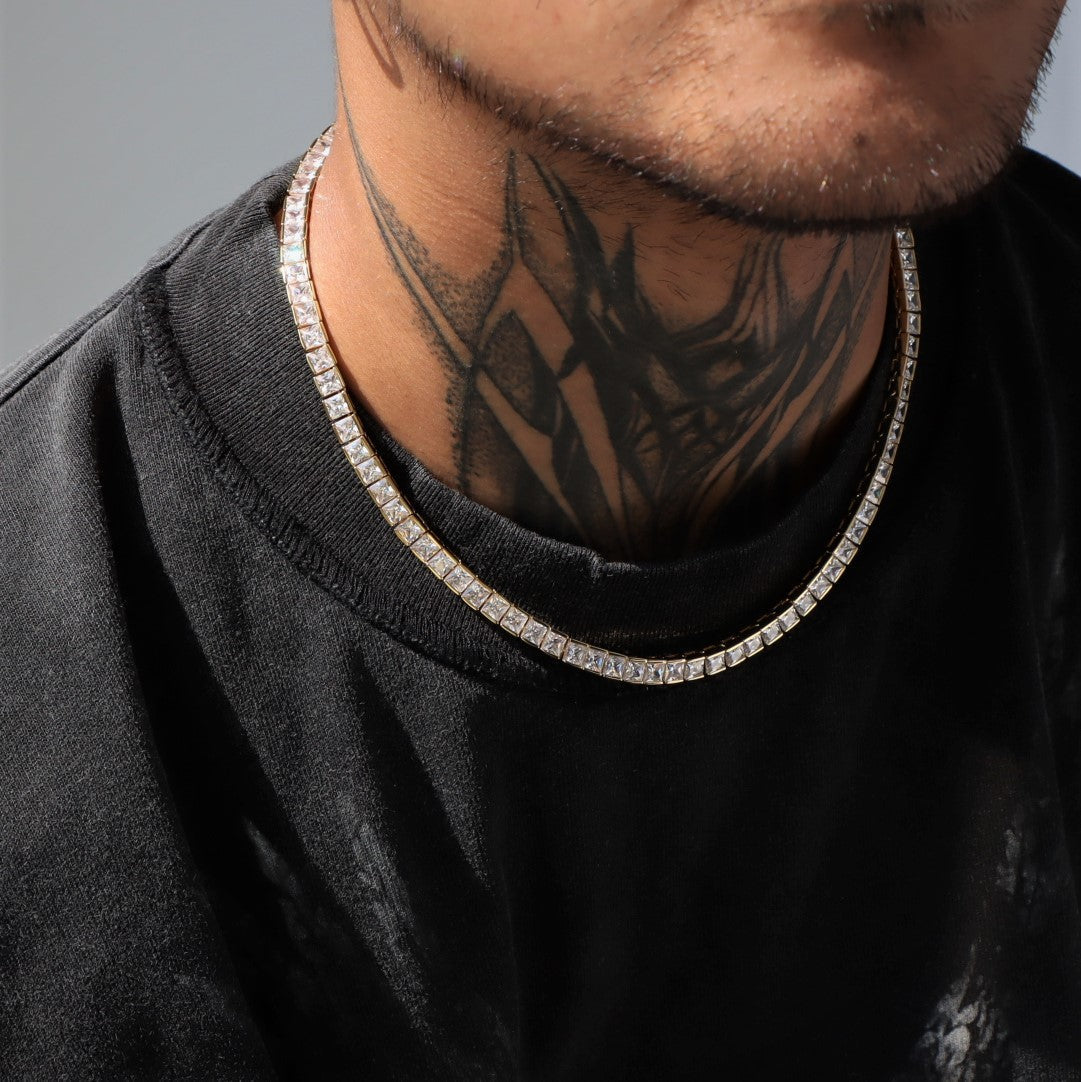 MINIMALIST | Square Cut Diamond Chain