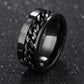 MINIMALIST | Roman Numeral Chained Spinning Ring