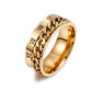 MINIMALIST | Roman Numeral Chained Spinning Ring