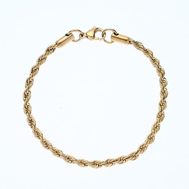 MINIMALIST | Twisted Rope Chain Bracelet