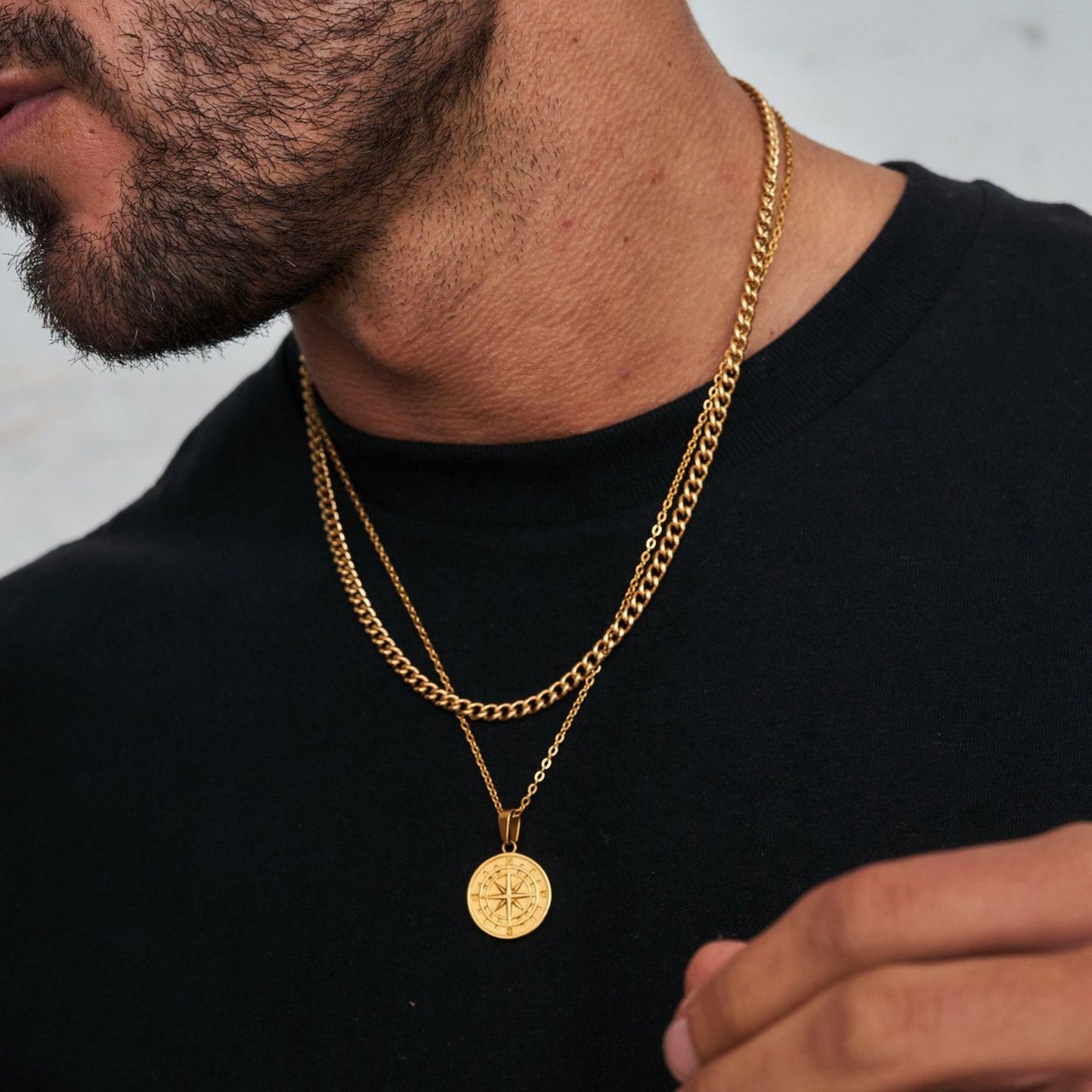 MINIMALIST | Compass Layered Chain