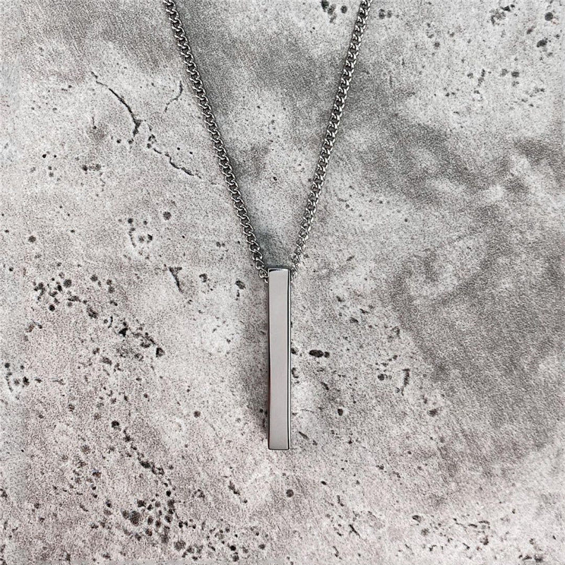 MINIMALIST | Rectangle Pendant Chain