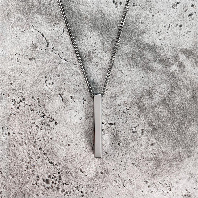 MINIMALIST | Rectangle Pendant Chain