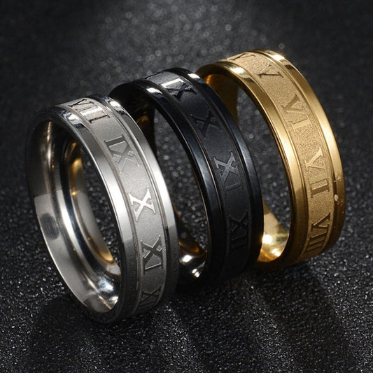 MINIMALIST |  Stainless Steel Roman Numerals