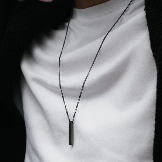 MINIMALIST | Rectangle Pendant Chain