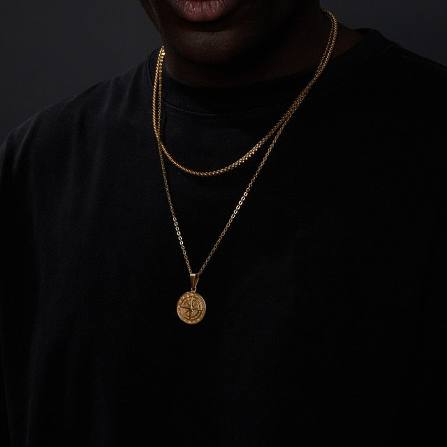 MINIMALIST | Compass Layered Chain