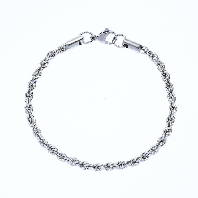 MINIMALIST | Twisted Rope Chain Bracelet