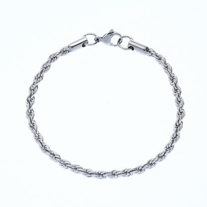 MINIMALIST | Twisted Rope Chain Bracelet