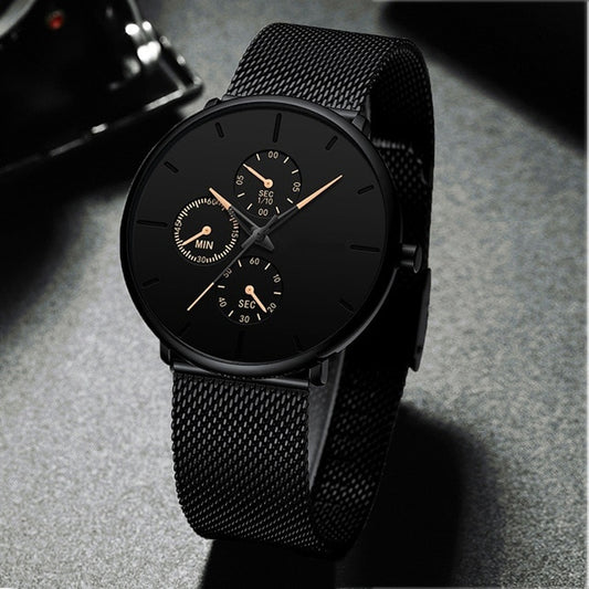 MINIMALIST | Low Profile Steel Watch