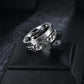 MINIMALIST | Roman Numeral Chained Spinning Ring