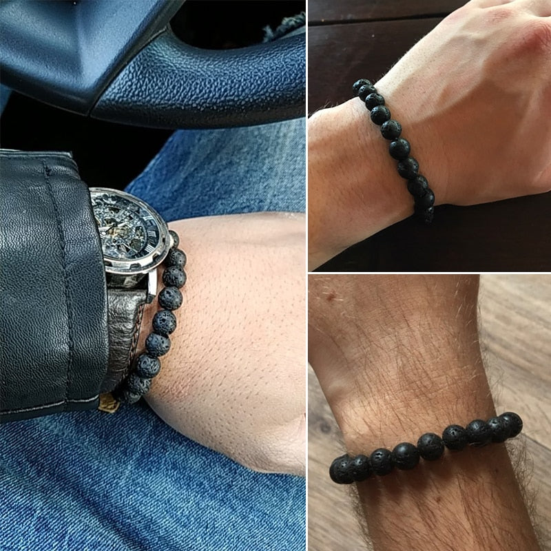 MINIMALIST | Volcanic Stone Bracelet